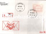 BELÇİKA  24 ADET OTOMAT FDC LOTU