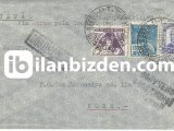 1935 TARİHLİ BREZİLYA ÇIKIŞLI UÇAK DAMGALI ZARF ÖN YÜZ