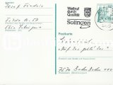ALMANYA (BATI) DAMGALI ŞATOLAR 50 P.  POSTA KARTI
