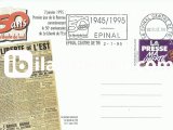 FRANSA 1994 FRANSIZ BASIN FEDERASYONU'NUN 50.YILI PULU POSTA KARTINDA