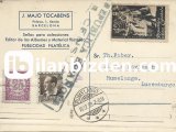 İSPANYA 1938 DAMGALI POSTA KARTI