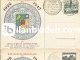 LUKSEMBURG DAMGALI 1947 FİLATELİ VE NÜMİSMATİK SERGİSİ  3 ÇEŞİT