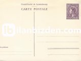 LUKSEMBURG DAMGASIZ GRAND DUCHESS CHARLOTTE  1,5 F POSTA KARTI