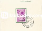 BELÇİKA 1938 TARİHLİ FİLATELİ SERGİSİ HATIRA KARTI