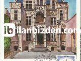 FRANSA 1967 TOURS ULUSAL FİLATELİ DERNEKLERİ KONGRESİ  KARTMAXİMUM