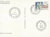 FRANSA 1993 CHAİSE-DİEU MANASTIRI-HAUTE LOİRE FDC KART ÜZERİNDE
