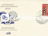ALMANYA (BATI) 1955 AVRUPA TAKVİM KONFERANSI FDC