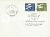 ALMANYA (BATI) 1961 AVRUPA CEPT FDC  2