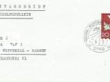 ALMANYA (BATI) 1963 KOPENHAG HATTI AÇILIŞI FDC