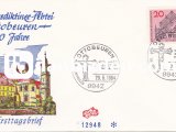 ALMANYA (BATI) 1964  BENEDİCTİNE MANASTIRI'NIN 1200. YILI FDC