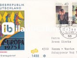 ALMANYA (BATI) 1975 AVRUPA CEPT FDC 2