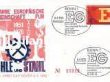 ALMANYA (BATI) 1976 AVRUPA KÖMÜR VE ÇELİK BİRLİĞİ FDC 1