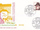 ALMANYA (BATI) 1976 DR. CARL SONNENSCHEİN’İN DOĞUMUNUN 100. YILI FDC
