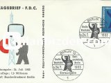ALMANYA (BERLİN) 1963 RADYO SERGİSİ FDC