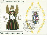 ALMANYA (BERLİN) 1976 DAMGASIZ CHRİSTMAS FDC KARTTA