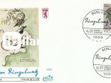 ALMANYA (BERLİN) 1983 RESSAM VE YAZAR HANS BÖTTİCHER OLARAK BİLİNEN JOACHİM RİNGELNATZ'IN DOĞUMUNUN 100.YILI FDC