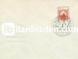 ALMANYA (DOĞU) 1958 ROSTOCK LİMANI'NIN YENİDEN İNŞASI FDC