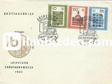 ALMANYA (DOĞU) 1962 LEİPZİG BAHAR FUARI FDC