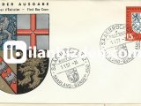 ALMANYA (SAARLAND) 1957 SAAR'IN ALMANYA'YA DÖNÜŞÜ FDC