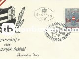 AVUSTURYA 1956 MACAR MÜLTECİLERE YARDIM FDC