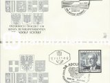AVUSTURYA 1965 FEDERAL BAŞKAN DR ADOLF SHARPE FDC İKİ FARKLI DAMGA İLE