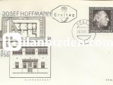 AVUSTURYA 1966 JOSEF HOFFMANN'IN ÖLÜMÜNÜN 10.YILI FDC