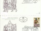 AVUSTURYA 1967 PUL GÜNÜ FDC İKİ FARKLI DAMGA İLE