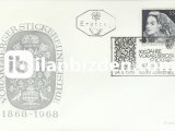 AVUSTURYA 1968 VORARLBERG NAKIŞ ENDÜSTRİSİ'NİN 100.YILI FDC