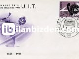 BELÇİKA 1965 DAMGASIZ UIT’NIN 100. YILI FDC