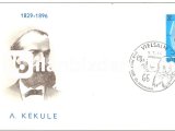 BELÇİKA 1966 DAMGASIZ A. KEKULE ANISANA  FDC