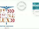 BELÇİKA 1974  BENELUX BİRLİĞİ'NİN 30.YILI FDC 2