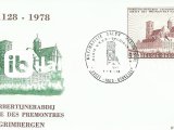 BELÇİKA 1978 GRİMBERGEN MANASTIRI'NIN 850.YILI FDC