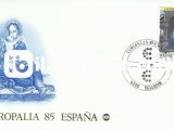 BELÇİKA 1985 EUROPALİA PUL SERGİSİ FDC