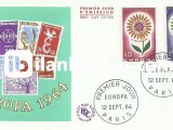 FRANSA 1964 AVRUPA CEPT FDC