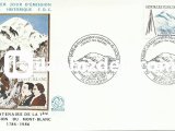 FRANSA 1986 MONT BLANC'A İLK ÇIKIŞIN 200.YILI FDC