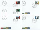İSVİÇRE 1998 PRO PATRİA-KÜLTÜR VE MANZARALAR FDC 5 ZARFTA