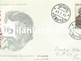 İTALYA 1957 CARDUZZİ'NİN ÖLÜMÜNÜN 50.YILI FDC