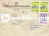 İTALYA 1972 AVRUPA CEPT İLKGÜN DAMGALI POSTADAN GEÇMİŞ FDC