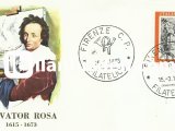 İTALYA 1973 SALVATOR ROSA'NIN ÖLÜMÜNÜN 300.YILI FDC