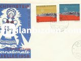 LİECHTENSTEİN 1958 BRÜKSEL DÜNYA FUARI FDC