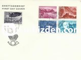 LİECHTENSTEİN 1959 MANZARALAR FDC