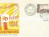 LÜKSEMBURG 1955 TELE-LUKSEMBURG FDC