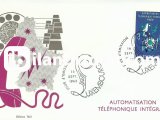 LÜKSEMBURG 1963 TELEFON OTOMASYONU FDC