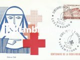 LÜKSEMBURG 1963 ULUSLARARASI KIZILHAÇ'IN 100.YILI FDC