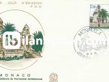 MONACO 1975 AVRUPA MİMARİ MİRAS YILI FDC