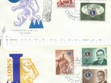 SAN MARİNO 1960 ULUSLARARASI LİONS KULÜBÜ'NÜN KURULUŞU FDC 2  ZARFTA