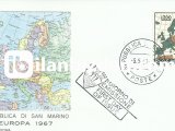 SAN MARİNO 1967 AVRUPA CEPT FDC