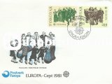 FAROE ADALARI 1981 AVRUPA CEPT FDC