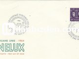 HOLLANDA 1964 BENELUX FDC