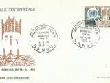 ORTA AFRİKA CUMHURİYETİ 1965 AÇLIKTAN KURTULUŞ FDC